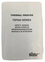 STAR MICRONICS TSP600 POS THERMAL RECEIPT PRINTER User&#39;s Manual Only - $6.91