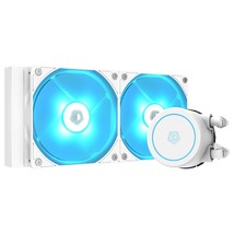ID-COOLING AURAFLOW X 240 Snow CPU Water Cooler 12V RGB AIO Cooler 240mm... - $111.99
