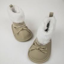 Carter’s Girl Fur Boots Sz 0-3 Months - £13.26 GBP