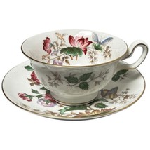 Vintage Wedgwood Charnwood Teacup &amp; Saucer Set Made England Bone China - $23.38