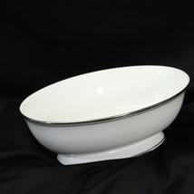 Lenox Murray Hill Oval Serving Bowl Footed 9.375&quot; - £51.85 GBP