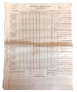 Vtg Maine Central Railroad Company Engineering Department Unused Payroll... - £16.07 GBP
