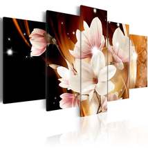Tiptophomedecor Stretched Canvas Floral Art - Illumination (Magnolia) - Stretche - £71.92 GBP+