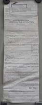 Vintage Met Life Insurance Form Beneficiary Application - £24.03 GBP
