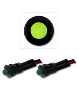 1/4&quot; Green LED Snap-In Dash Switch Indicator Pilot Light Lamp Car Truck ... - $23.23 CAD