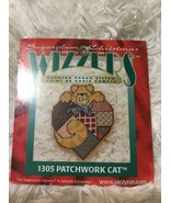 Vintage Sugarplum Christmas Wizzers Patchwork Cat Counted Cross Stitch k... - $178.86 MXN