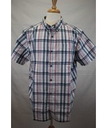 COLUMBIA Men&#39;s Short Sleeve Cotton Button Down Shirt size XL - €14,40 EUR