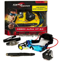 Spy Gear MISSION ALPHA KIT 2.0 Tactical Mirror, Night Goggles, Pen, Motion Alarm - £63.20 GBP