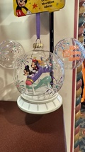 Walt Disney World 2025 Clear Mickey Icon with Ride Figurine Inside Ornament - $44.90