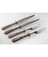 Lot Of 4 Stainless Steel/Sterling Silver Knife & Fork Set-
show original... - €316,09 EUR Lot Of 4 Stainless Steel/Sterling Silver Knife & Fork Set-
show original... - €316,09 EUR