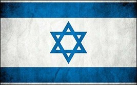 5&quot; Distressed Vintage Israel Flag Auto Car Decal Sticker Made In Usa - £13.42 GBP