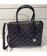 Michael Kors Large Convertible Tote Iris Leather Mercer Stud &amp; Grommet P... - $135.78 CAD