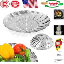 Multi-Functional Stainless Steel Veggie Steamer - Retains Nutrients for ... - $350.07 MXN