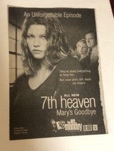 7th Heaven Tv Guide Print Ad Jessica Biel Stephen Collins TPA12 - £4.45 GBP