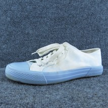 BP. Greta Women Sneaker Shoes White Fabric Lace Up Size 7 Medium - £19.46 GBP