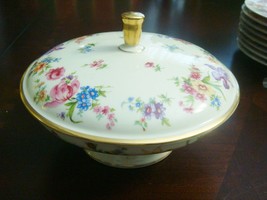 Fritz Thomas PORCELAIN- Rosenthal (Germany- 1950s Covered Bowl, 4 1/2&quot; tall[*76] - £75.17 GBP