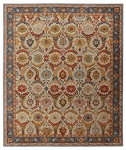 Handmade Woolen Evan Design Traditional Oriental Hand Tufted Beige Color  rug - $105.75+