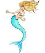 Mermaid Beach Ocean Vinyl Decal Sticker Auto Truck Boat Camper Window Gl... - $132.10 MXN+