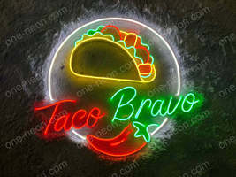Taco Bravo | LED Neon Sign - £205.44 GBP+