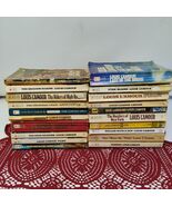 LOT OF 24 LOUIS L&#39;AMOUR PAPERBACKS VINTAGE, Sacketts, Bowdrie, Bantam Pub - €21,47 EUR