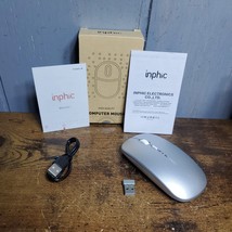 INPHIC Wireless Mouse Rechargeable, [Upgraded 700mAh], Slim 2.4G Silent Cordless - £9.86 GBP