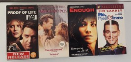 LOT OF 4 VHS MOVIES Proof of Life / Enough / Me, Myself &amp; Irene / Mirror 2 Faces - £4.24 GBP