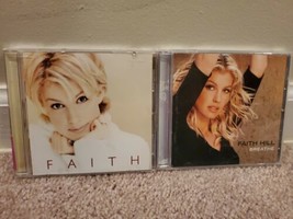 Lot of 2 Faith Hill CDs: Faith, Breathe - £6.80 GBP