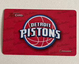 Tim Hortons Gift Card Detroit Pistons Collectable (Unused/No Balance) - $4.80