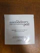 Philosophy The Microdelivery Triple Acid Brightening Peel Chemical Peel ... - $19.95