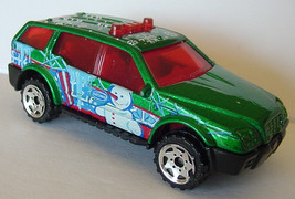 RARE Christmas Edition 2002 MATCHBOX Sport SUV Green, White Snowflakes L... - £39.43 GBP