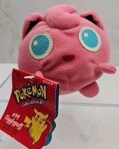 Vintage 1998 Hasbro Nintendo Pokemon Jigglypuff #39 Bean Bag Plush NWT - €16,96 EUR
