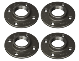 Floor Flange 1-1/2&#39;&#39; FPT Black Malleable Iron - B &amp; K/Mueller 521607BG (... - $39.59