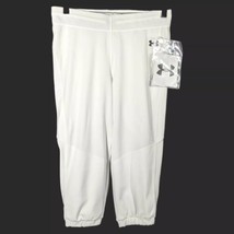 Womens White Softball Knickers Size Small Under Armour Performance No Zi... - $26.24