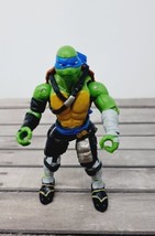 Teenage Mutant Ninja Turtles Out Of The Shadows Leonardo Figure 2015 Pla... - $6.35