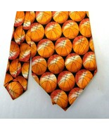 Vintage Basketball Tie Design by A Rogers March Madness NCAA Tournament ... - $9.46