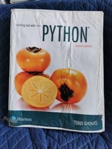 Starting Out with Python 4th Edition by Tony Gaddis (2017, Paperback) No... - $29.69
