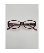 Salvatore Ferragamo Eyeglasses Frames 2609-B 462 Burgundy Red Silver 51-... - $79.95