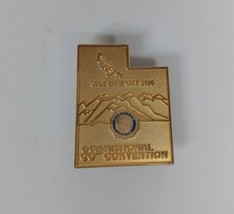 2006 Salt Lake City American Legion 88th National Convention Gold Tone Lapel Pin - £4.26 GBP