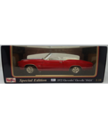 1972 Chevrolet Chevelle SS454 Convertible Red 1:18 Maisto Special Editio... - £27.82 GBP