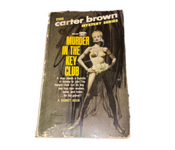 Murder In The Key Club By Carter Brown Vintage 1962 Paperback Book - £3.78 GBP