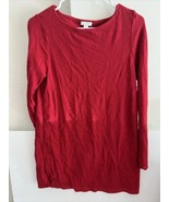 J. JILL Sweater Top Pullover Size XS dark Red - £8.56 GBP
