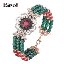 Celet for women ancient gold handmade beading indian wedding jewelry luxury crystal big thumb200