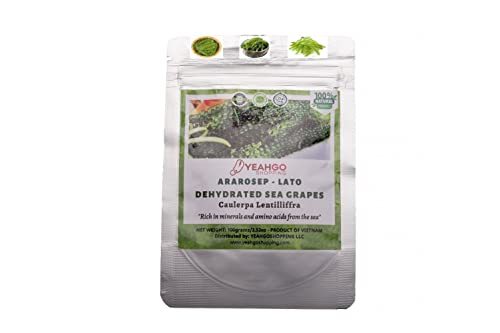 Primary image for YEAHGOSHOPPING ORGANIC DRIED SEA GRAPES / SEAWEED / DEHYDRATED CAULERPA LENTILLI