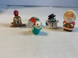 Hallmark Merry miniatures Santa North Pole figure set #5 - $21.54