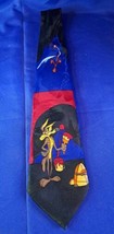 Vtg. Warner Bros. Balancine Hot Cakes Roadrunner Coyote Novelty Tie Necktie 1994 - £14.14 GBP