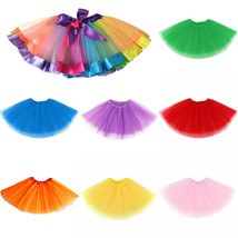 16&quot; 3 Layers Tutu Skirt Petticoat Ballet Costume Fancy Dress Halloween Hen Party - £2.93 GBP+