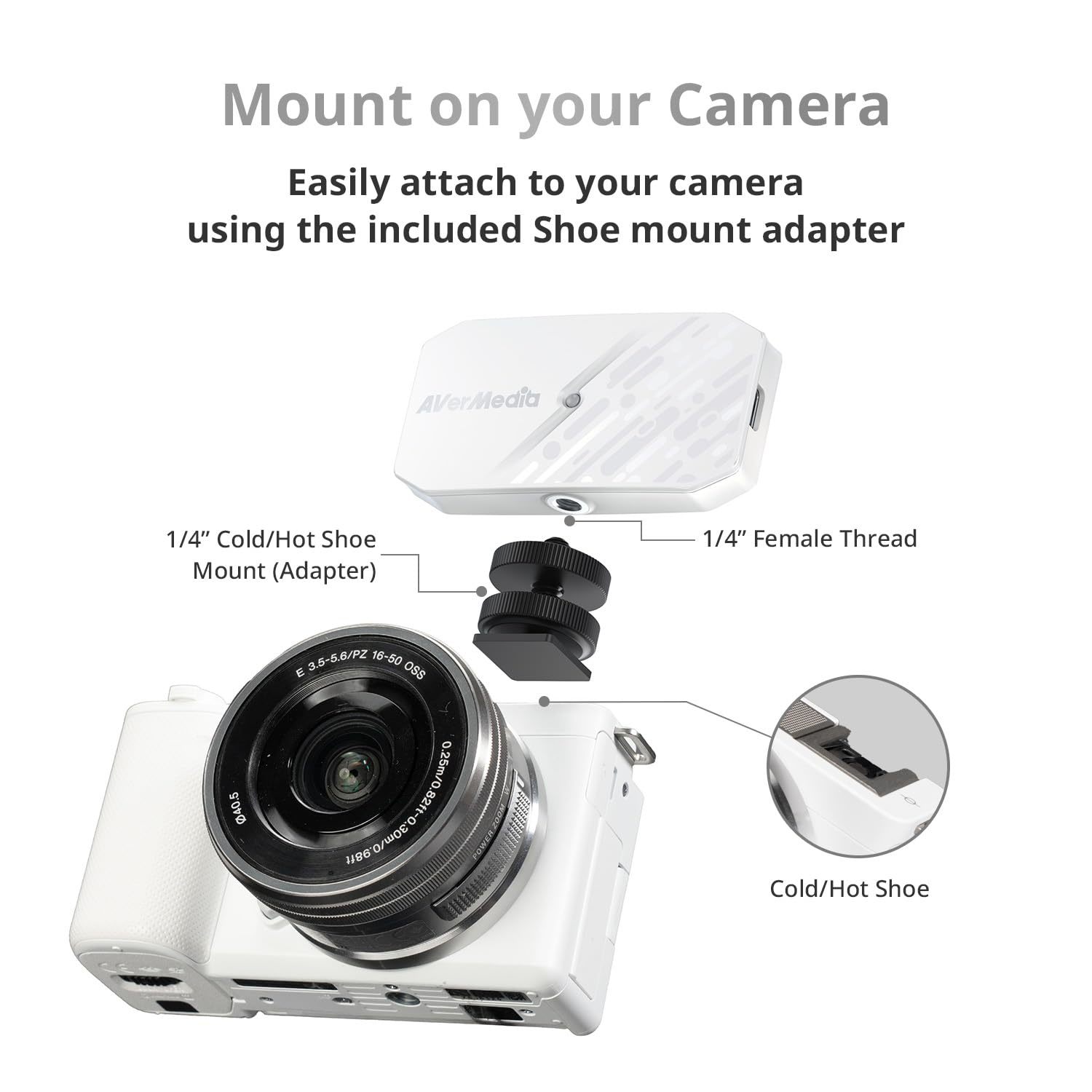 AVerMedia 4K60 HDMI Capture Card for DSLR, Camcorder, Action Camera, Low Latency Item image 7