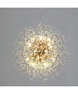 Crystal Chrome Pendant Firework Chandelier Golden Chandelier Dandelion L... - $85.99