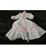 Vintage G1 My Little Pony Megan Dress White &amp; Pink 1980s  - £7.86 GBP