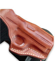 Fits SIG SAUER P938 Handmade Leather Paddle Holster With Thumb Break #1098# RH image 2